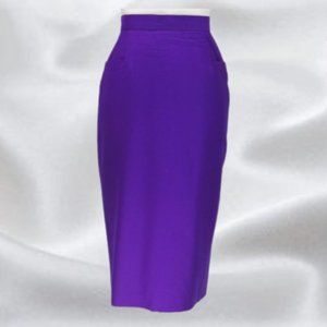HOBNOBBER Purple Pencil Skirt in Size 7/8